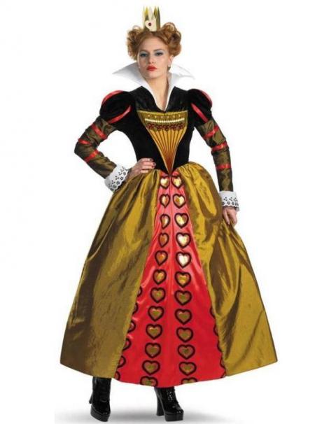 Женский карнавальный костюм королева из Алиса в стране чудес 1496