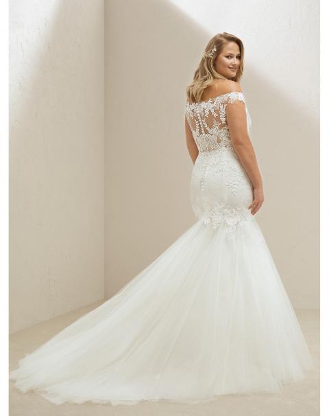 Свадебное платье-русалка большого размера Miri Plus 357