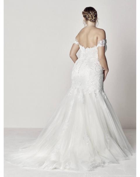 Весільна сукня-годе великого розміру Extrem Plus 366