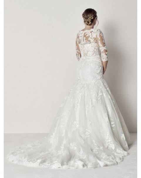 Весільна сукня великого розміру Evelyn Plus 369