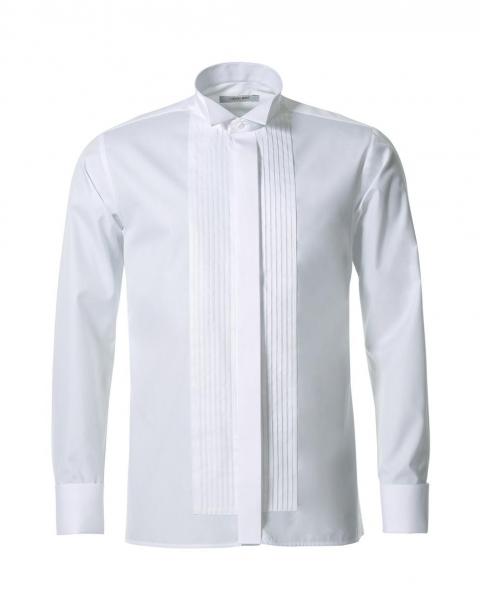 Чоловіча сорочка під смокінг Cavaliere OLOF Wing collar біла 486