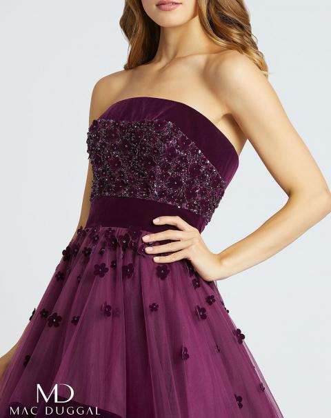 Фиолетовое вечернее платье Mac Duggal 448