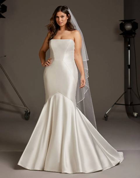Свадебное платье большого размера OBERON ES 1373