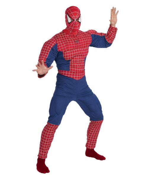 Чоловічий карнавальний костюм Чоловік-павук 1396