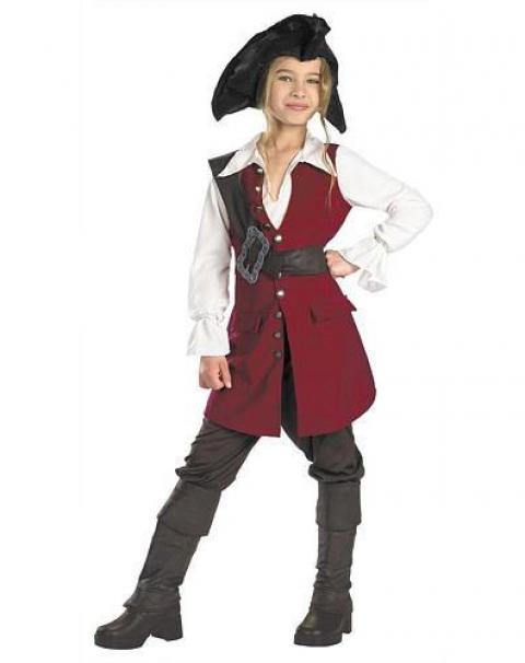 Дитячий карнавальний костюм для дівчинки пірат 1402