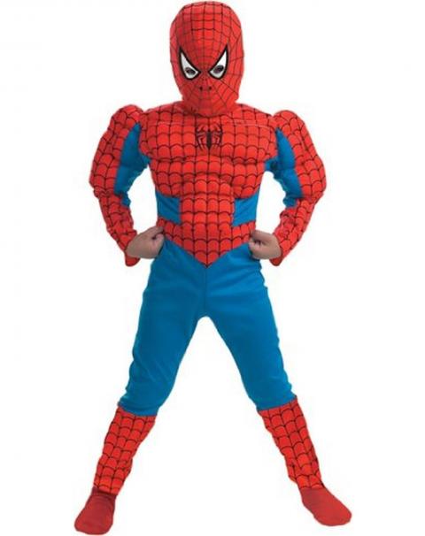 Детский карнавальный костюм для мальчика Человек-паук 1406