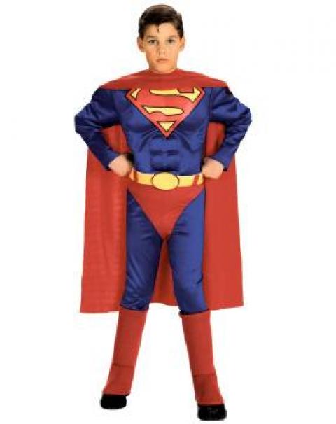 Детский карнавальный костюм для мальчика Супермен 1408