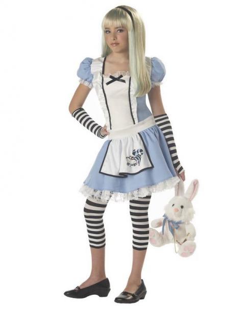 Детский карнавальный костюм для девочки Алиса в стране чудес 1409