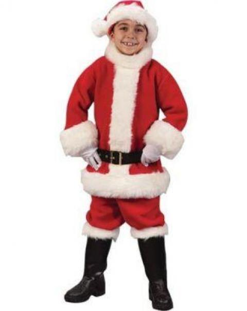 Детский карнавальный костюм для мальчика Санта 1435