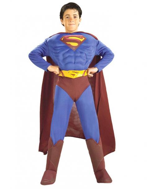 Детский карнавальный костюм для мальчика Супермен 1439