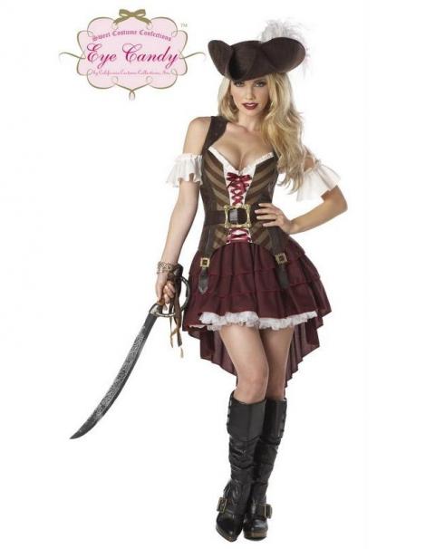 Женский карнавальный костюм пиратка 1491