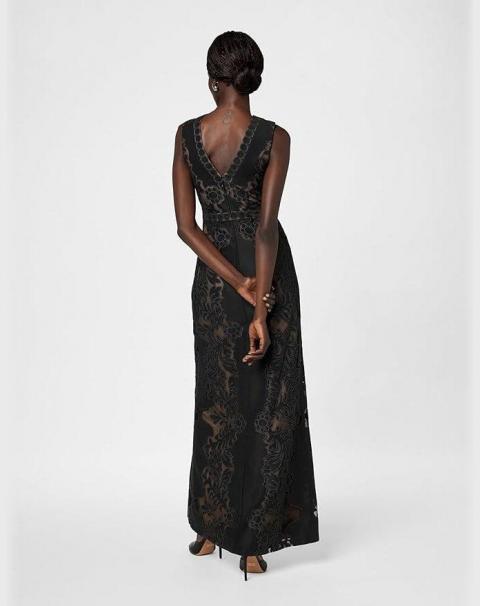 Стильна чорна коктейльна сукня 1895 Стильна чорна коктейльна сукня 1895