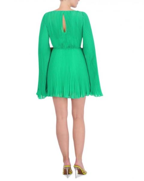 Стильное коктейльное платье зеленого цвета 1948