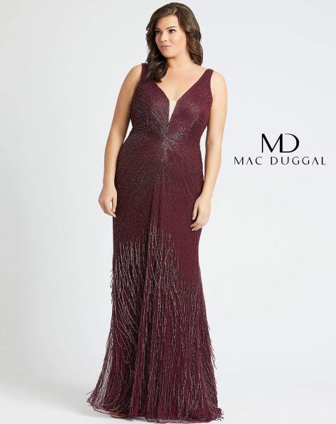 Вечернее платье большого размера Mac Duggal 4847F, №771