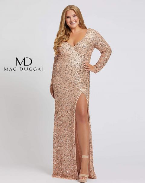 Вечернее платье большого размера Mac Duggal 5012F, №806